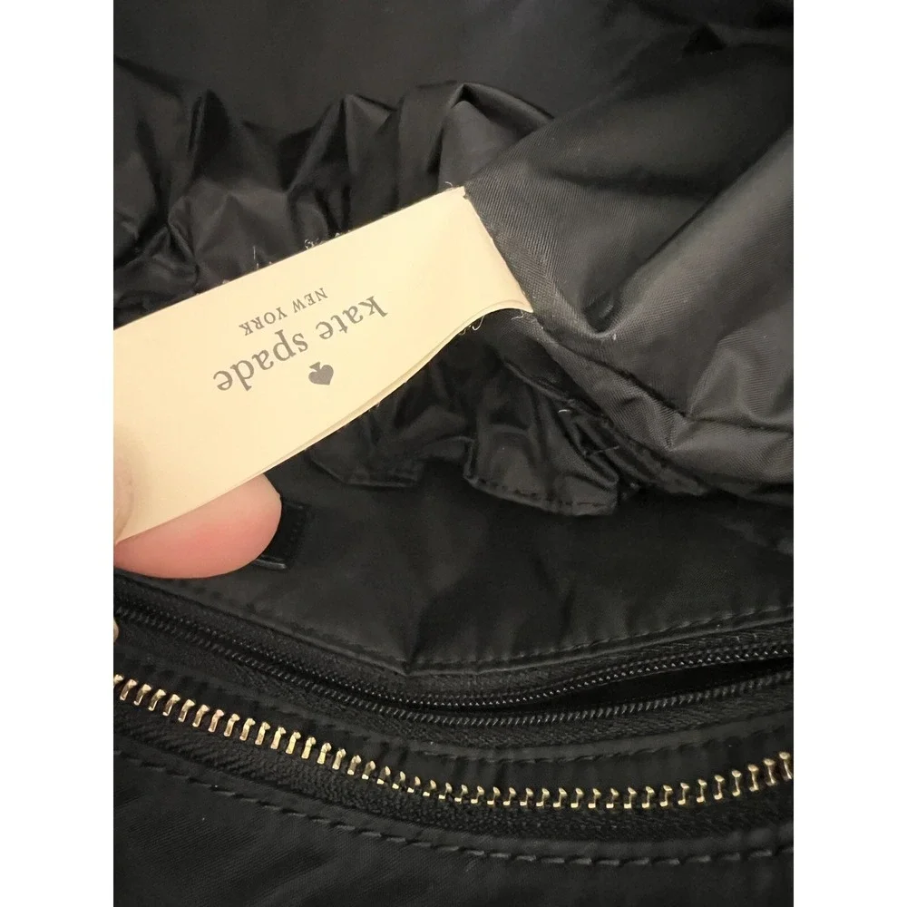 kate spade Black Nylon Baby Bag Tote